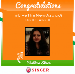 Singer India- Live the New Azaadi
